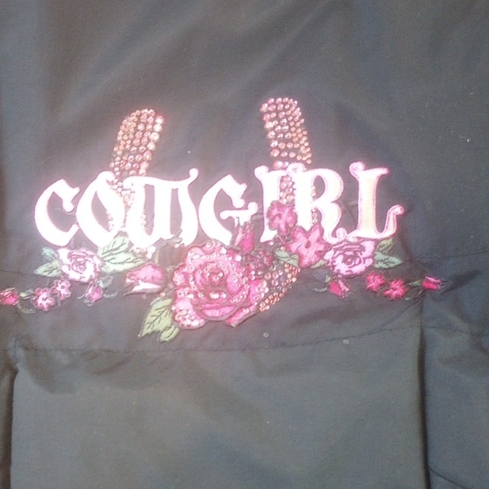 Cowgirl Hardware BlackWomen Vest Sz XL - Picture 11 of 11